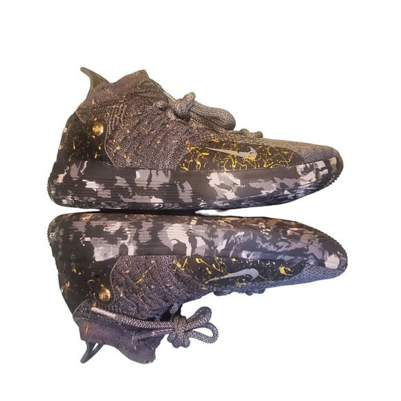 Mens Nike Zoom KD 11 Gold Splatter Basketball Sneakers Shoes Size 8.5 A… - Picture 4 of 10